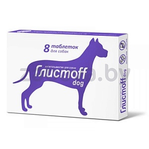 Глистоff Dog антигельминтик для собак, 1 таблетка
