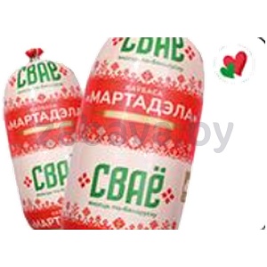 Колбаса вар. «Мортаделла», в/с, «Сваё», 450 г
