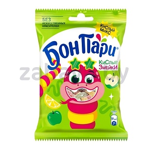 Мармелад жевательный «Бон Пари» «Кислые змейки», 120 г