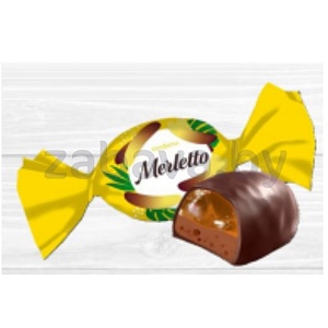 Конфеты Merletto, банан и шоколад, 1 кг