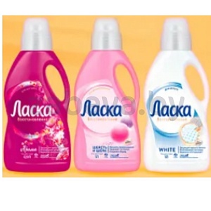 Гель для стирки «Ласка», 1 л, в ассорт.