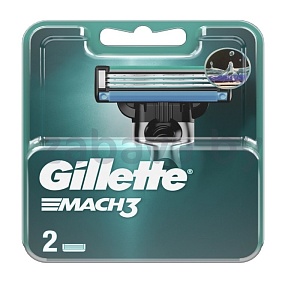 Сменные кассеты Gillette Mach3, 2 шт.