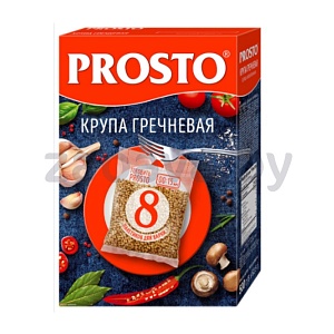 Крупа гречневая Prosto, 8 пакет. для варки, 500 г