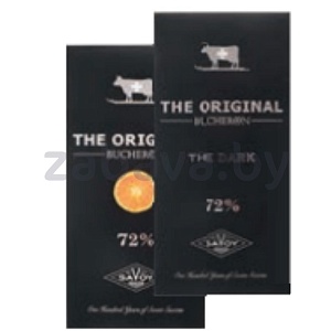 Шоколад Bucheron Original, горький или с кусочк. апельс., 72%, 90 г