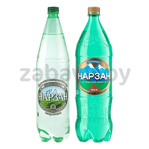 Минеральная вода «Нарзан», газ. или природн. газ., 1,5 л