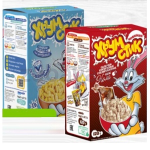 Палочки кукурузные «Хрумстик», кола или сгущ. молоко, 120 г