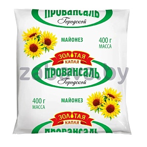 Майонез «Золотая капля» «Провансаль городской», 50%, 400 г