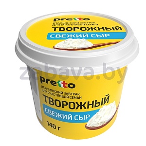 Сыр творожный Pretto, 65%, РФ, 140 г