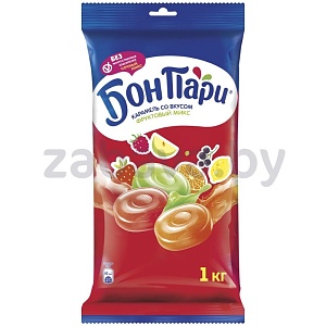 Карамель «Бон Пари», фруктовый микс, 1 кг