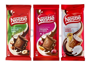Шоколад Nestle, 82 г, в ассортименте