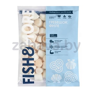 Морской гребешок Fish&More, филе, 40/60, 460 г