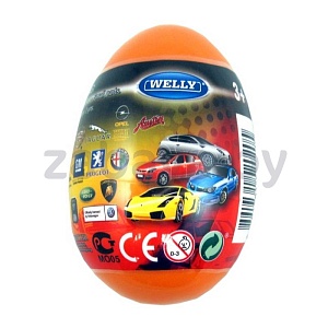 Игрушка Welly «Модель машины», яйцо-сюрприз, в ассортименте