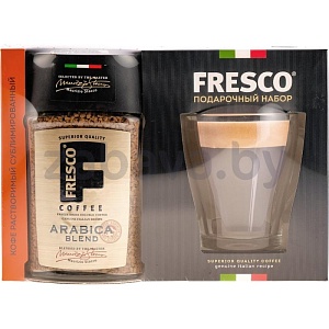 Набор подарочный Fresco, кофе растворимый, 100 г и кружка