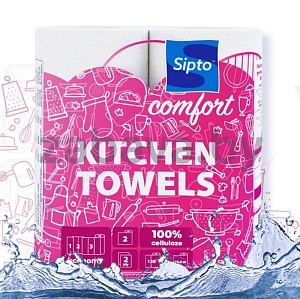 Бумажные полотенца SIPTO COMFORT, 2 шт