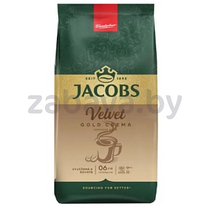 Кофе в зернах Jacobs, Velvet Gold Crema, 800 г