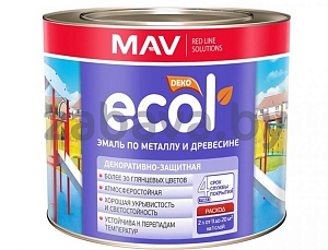 Эмаль Ecol ПФ-115, 2 кг, шоколад