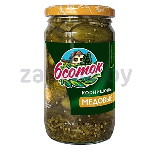 Корнишоны медовые «6 соток», 350 мл