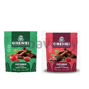 Гренки Flint томат спайси или телятина и аджика, 90 г