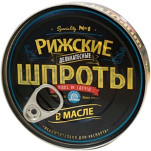 Шпроты «Рижские» в масле, 160 г