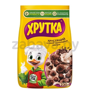 Готовый завтрак «Хрутка», шоколад, с кальцием, 230 г