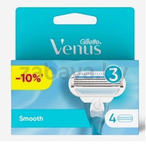 Кассеты для станков Gillette Venus 3, 4 шт.