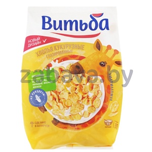 Хлопья кукурузные «Витьба», глазир., 330 г