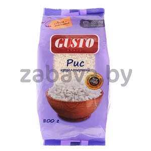 Рис Gusto Bravo, круглозерный, 800 г