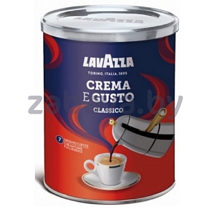 Кофе молотый Lavazza Crema e Gusto, ж/б, 250 г