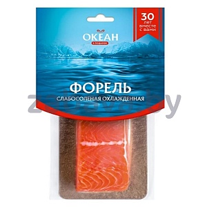 Форель радужная «Океан в подарок», филе-кусок, н/к, с/с, 200 г