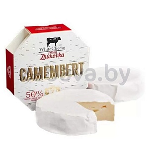 Сыр White Cheese from Zhukovka Camembert, камамберт, 125 г, РФ
