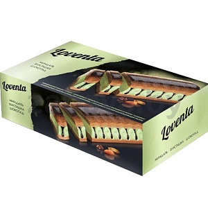 Торт-мороженное Loventa, марципан и миндаль-фисташка, 500 г