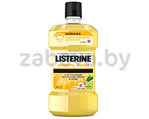 Ополаскиватель для полости рта Listerine, 250 мл, имбирь-лайм