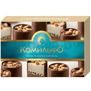Конфеты «Комильфо», миндаль и крем-карамель, 116 г