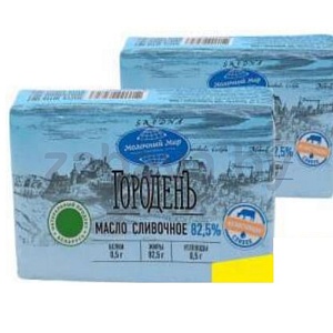 Масло сладкосливочное «Городень», 82,5%, 430 г