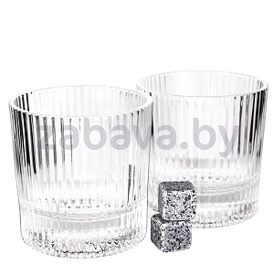 Набор бокалов д/виски Makkua Whisky Set IceRib WS103, 2 шт.