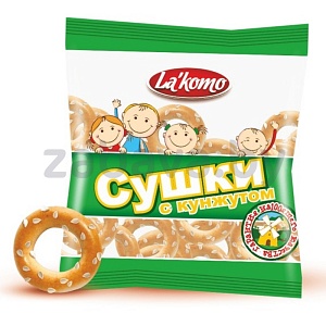 Сушки La'komo, с кунжутом, 200 г