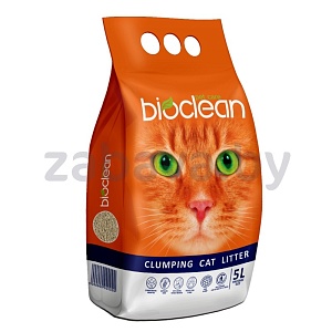 Наполнитель для кошачьего туалета Bioclean, 5 л