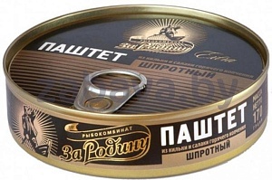 Паштет шпротный «За Родину», 170 г