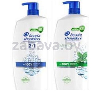 Шампунь против перхоти Head & Shoulders, основн. уход или ментол, 800 мл