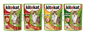 Корм для кошек Kitekat, 85 г, в ассортименте