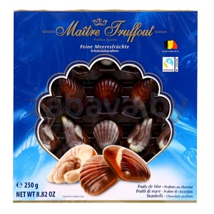 Кон­фе­ты Maitre Truffout «Дары моря», с оре­хо­вой на­чин­кой, 250 г