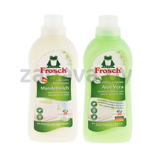 Ополаскиватель для белья Frosch, алое/миндальное молочко, 750 мл