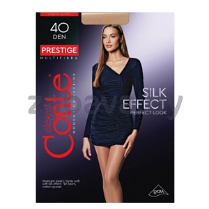 Колготки женские Conte Elegant Prestige, 40 ден, р. 2/3/4, в ассорт.