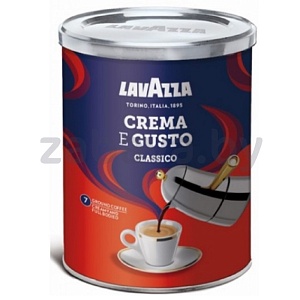 Кофе молотый Lavazza Crema e Gusto, ж/б, 250 г