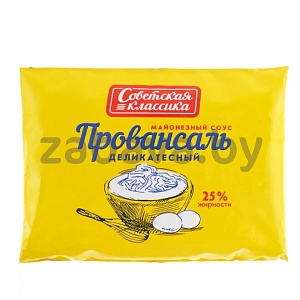 Соус майонезн. «Советская классика», провансаль деликатесн., 25%, 180 мл