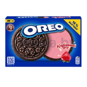 Печенье Oreo, клубника, 228 г