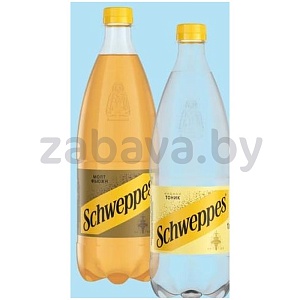 Напиток Schweppes индиан тоник или молт фьюжн, газ., 1 л