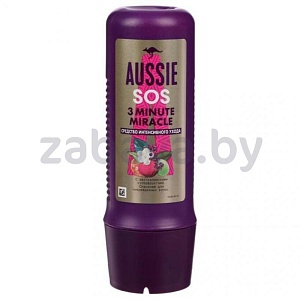 Средство интенсивного ухода Aussie 3 Minute Miracle SOS, 225 мл, в ассорт.