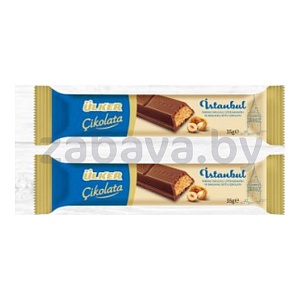 Шоколад Ulker, молочн., с ореховой начинкой, 35 г