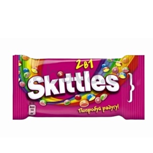 Конфеты жевательные Skittles «2в1», 38 г